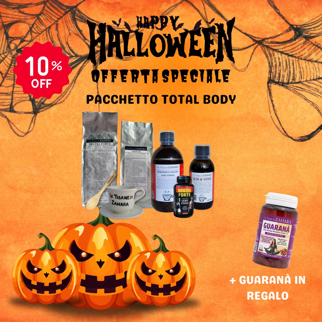Offerta Halloween Pacchetto Total Body Formula Erbe con Guaranà in regalo