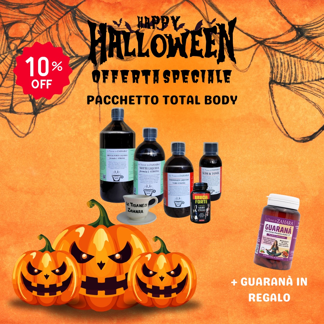 Offerta Halloween Pacchetto Total Body Formula 2 con Guaranà in regalo