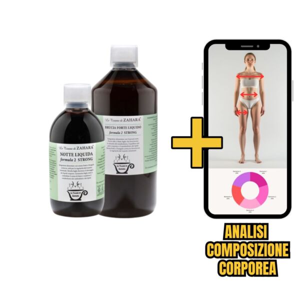 FORMULA 2 + ANALISI COMPOSIZIONE CORPOREA E ASSISTENZA WHATSAPP - SPEDIZIONE GRATUITA